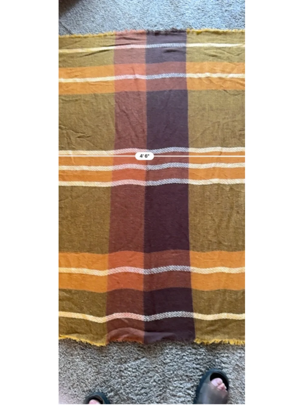 Oversized Plaid Blanket Scarf Shawl | Cozy & Stylish